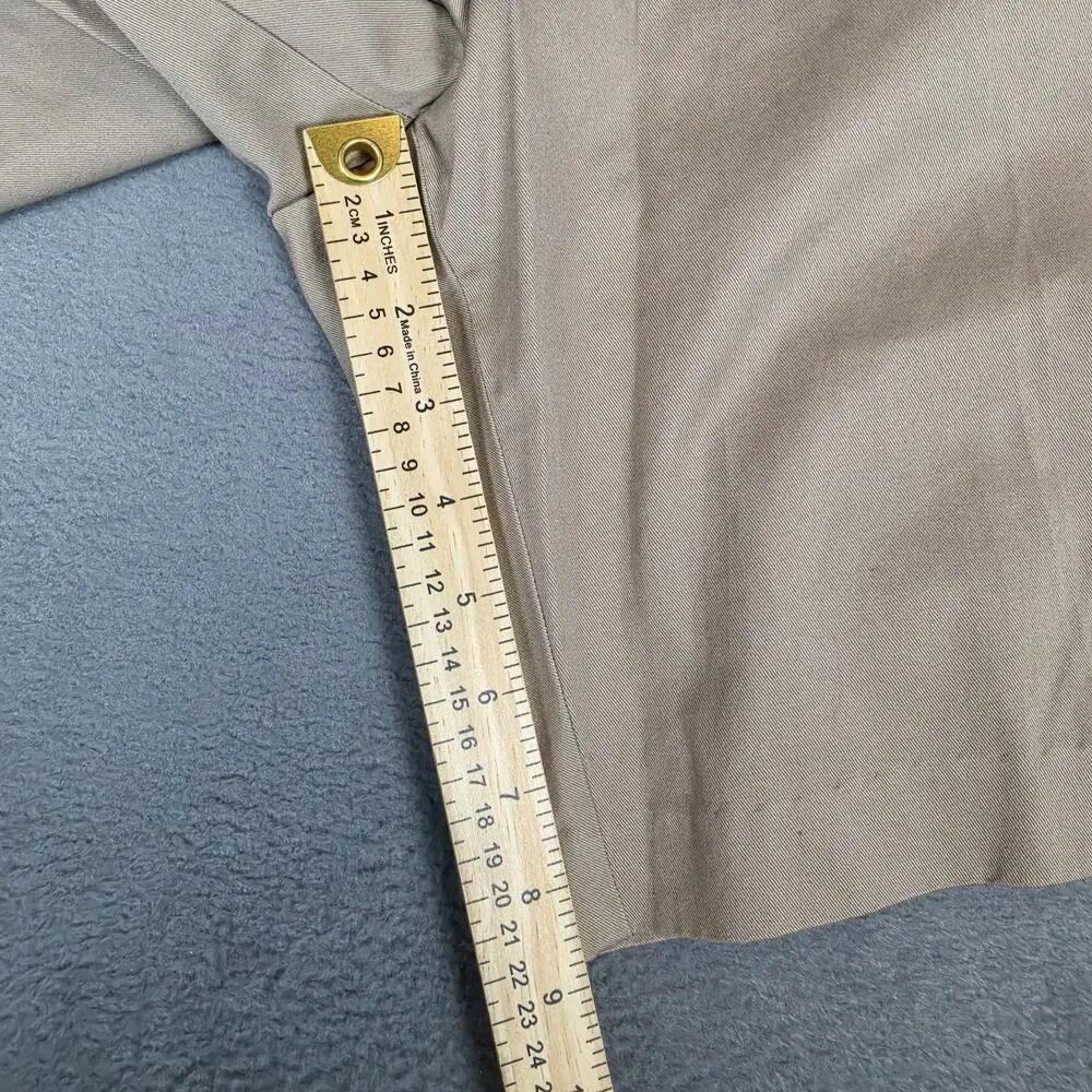 Michael Kors Men's Khaki Chino Shorts Size 40 NWT Flat Front Casual MSRP $90